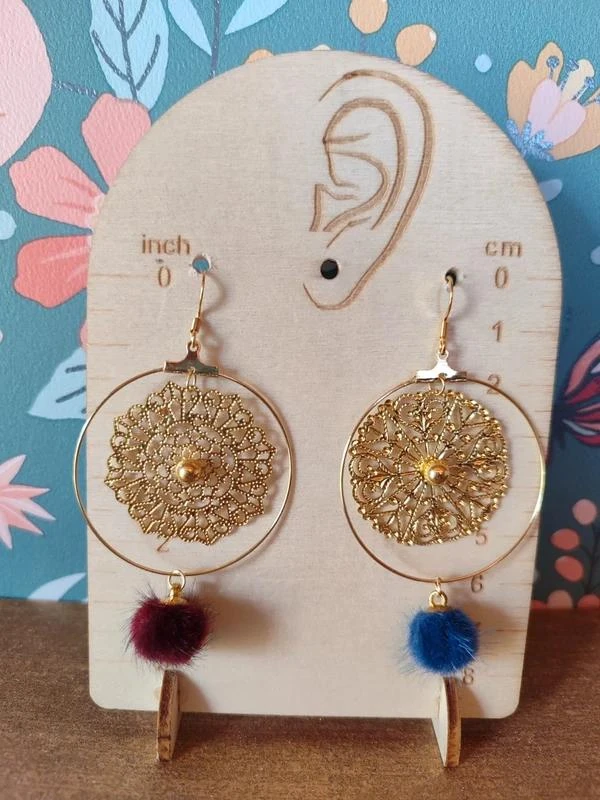 boucles d'oreilles chiques – photo 2